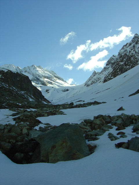 Vallon de la Sassa au-dessus de l'alpage de Crottes