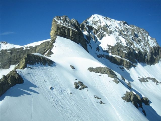 Dent de Barme depuis le sommet
