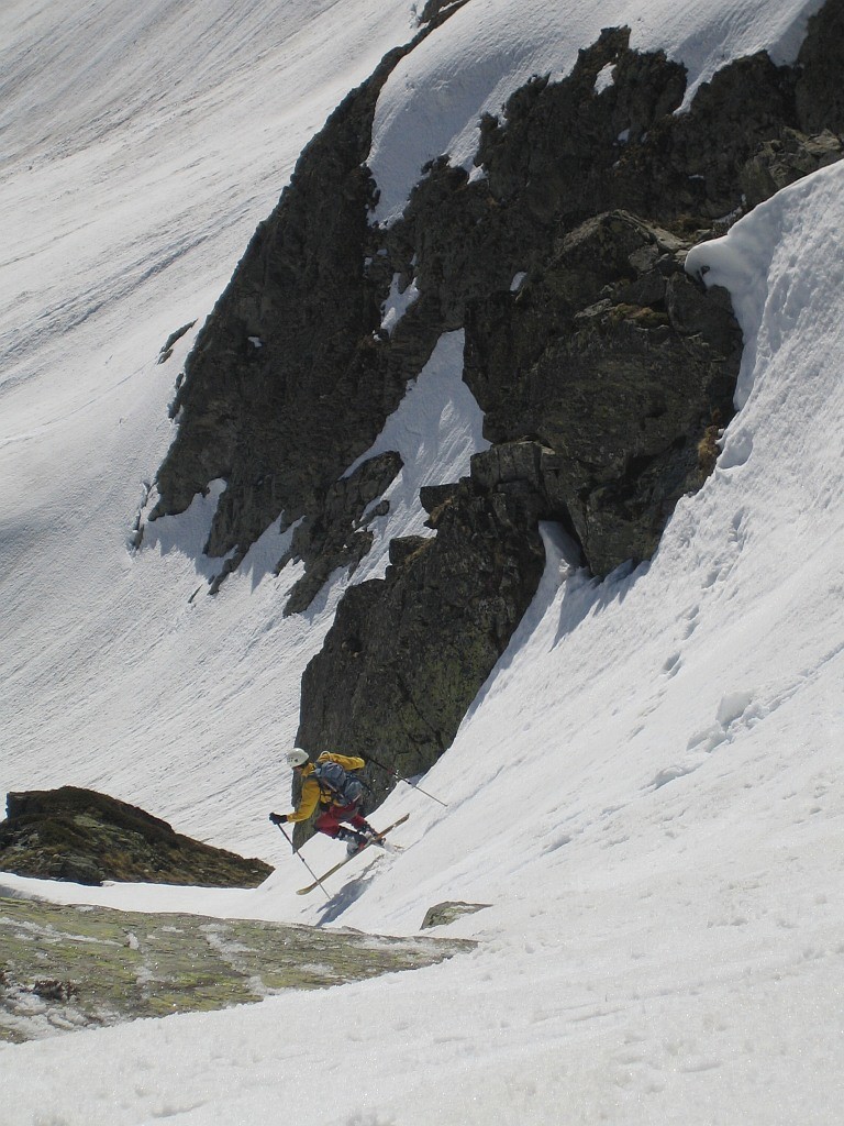 Lucio dans le couloir E de la Pointe Minimin