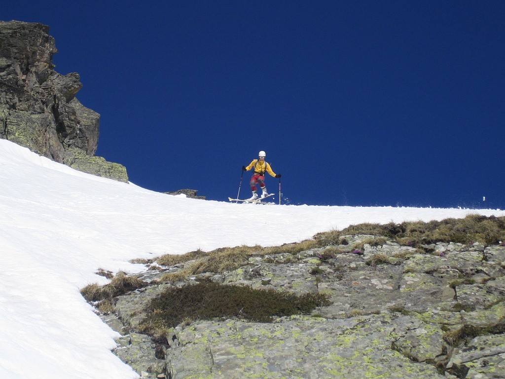 Lucio dans le couloir E de la Pointe Minimin