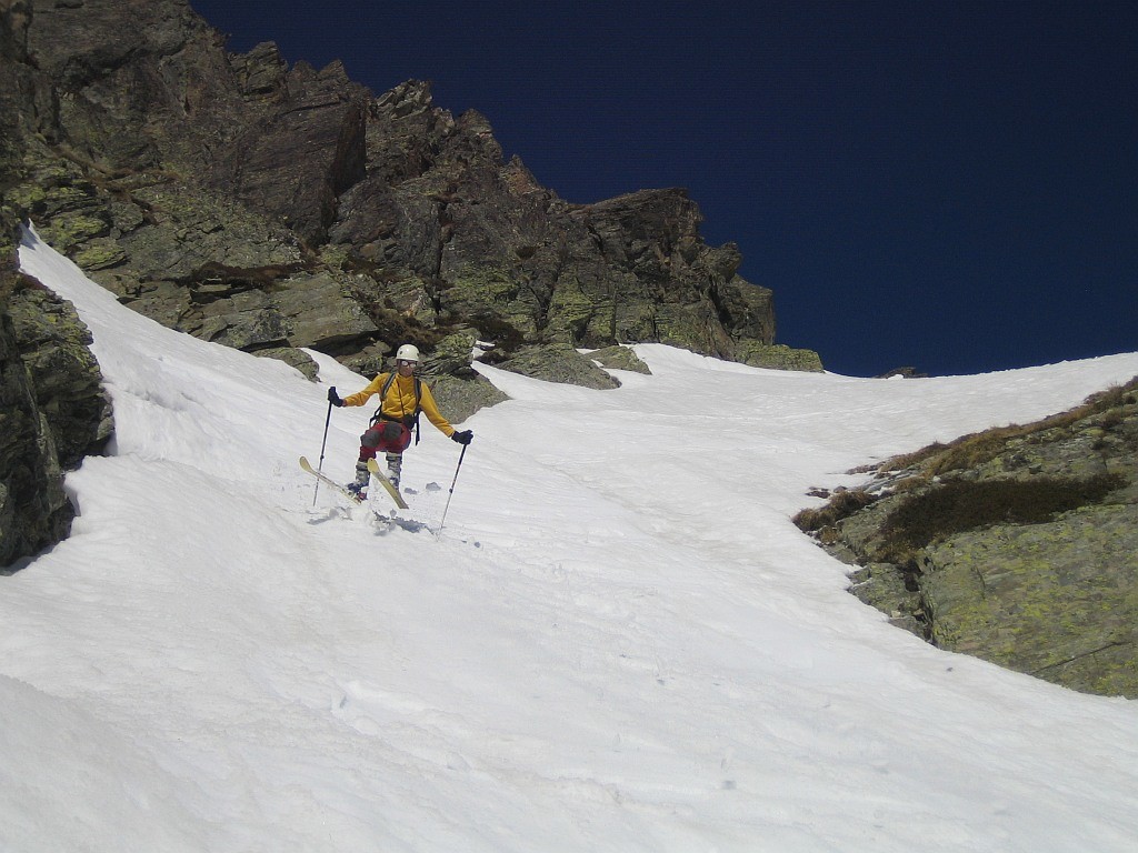 Lucio dans le couloir E de la Pointe Minimin