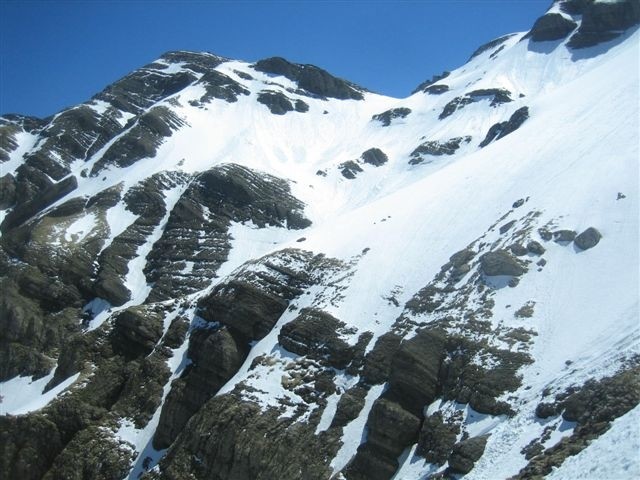 Les pentes du haut de Comba Mornay