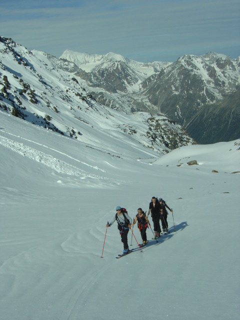 Peu avant le glacier de Mattwald à la Senggchuppa