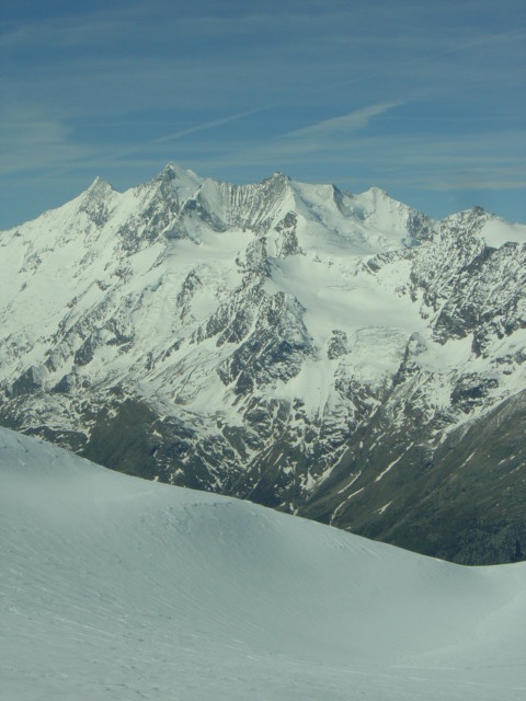 Vue sur le massif des Mischabel