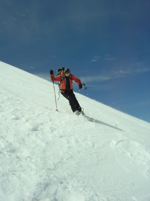 Descente du sommet de la Senggchuppa