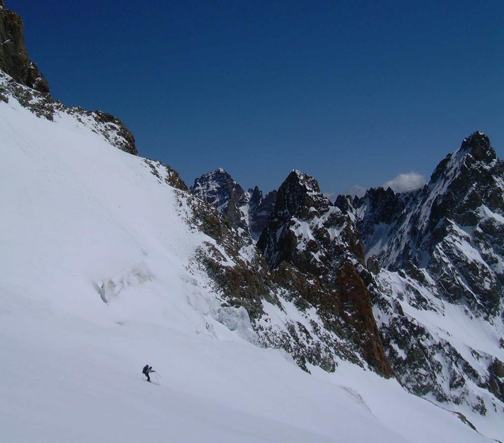 Pic sans Nom, Fifre et pic Coolidge, du grand ski !