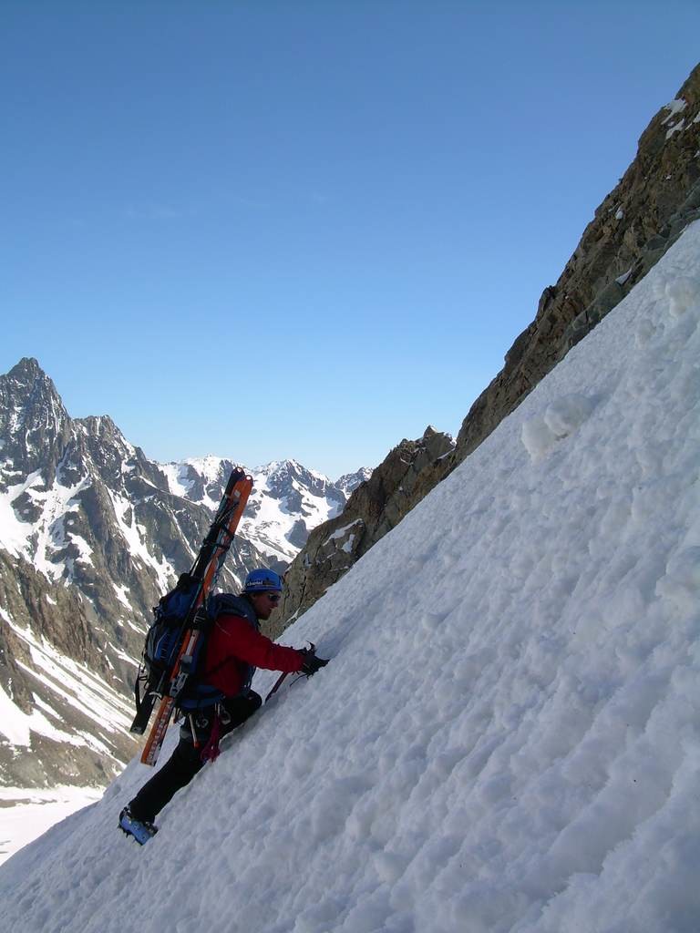 Couloir Nord du col du glacier Noir