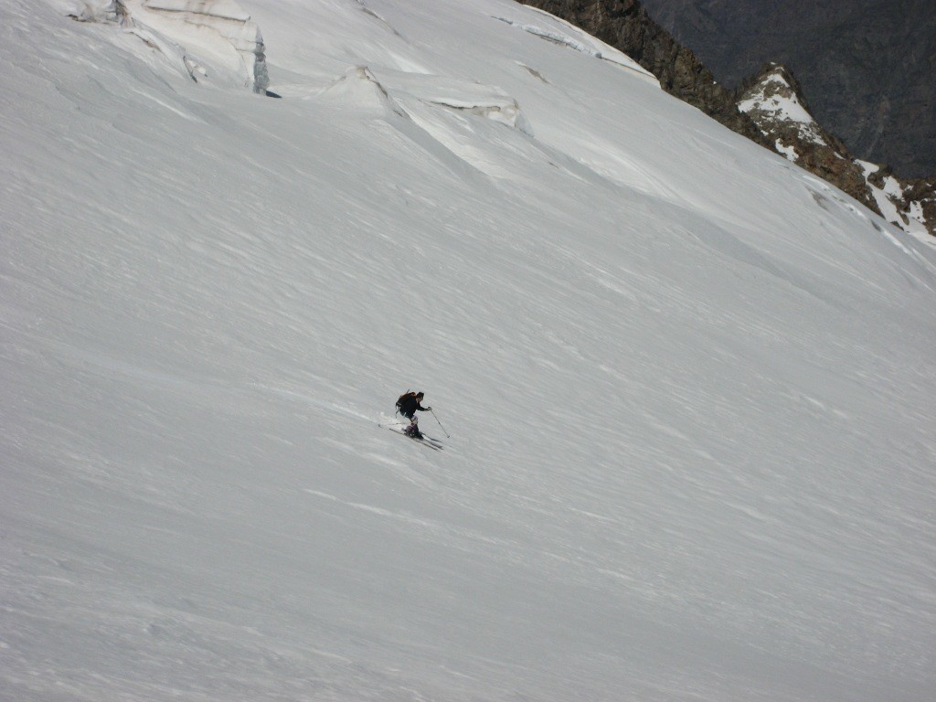 Discesa sul Glacier du Tabouchet