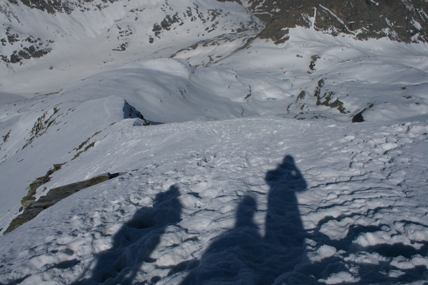 Ouille d'Arbéron - arête sommitale vue du sommet