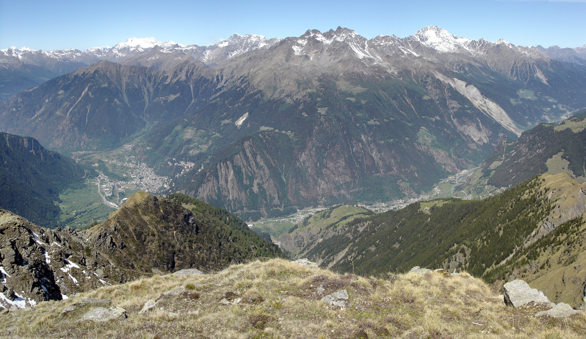 panorama dal Corno Dombastone