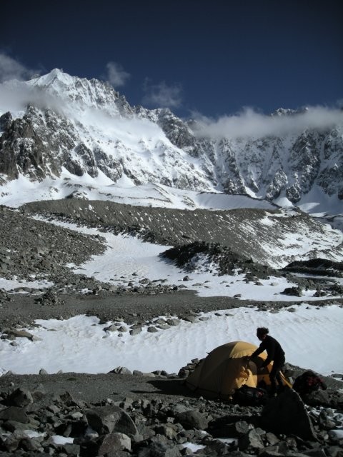 Bivouac au lac d'Arsine sous les Agneaux