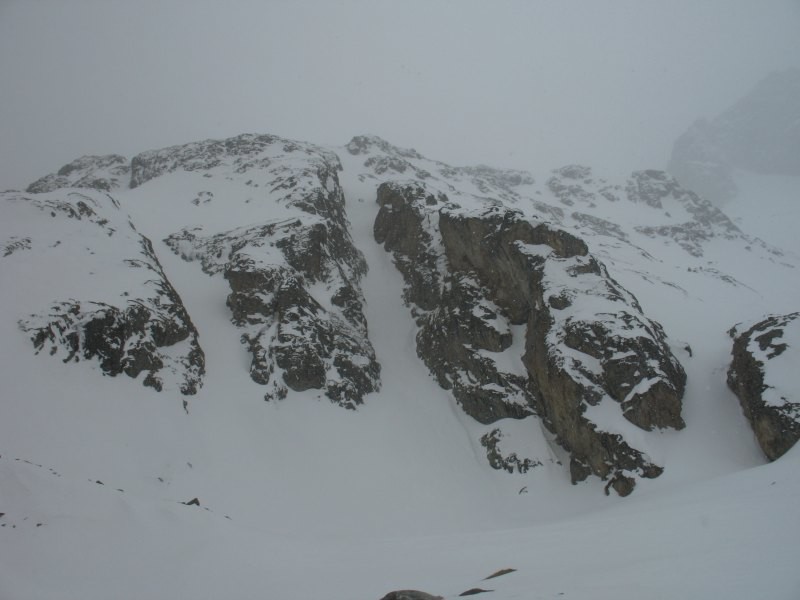 Couloir rectiligne - Col Garvarch