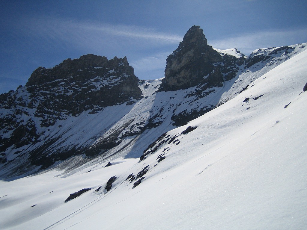 Grand Roc Noir : Couloir NW