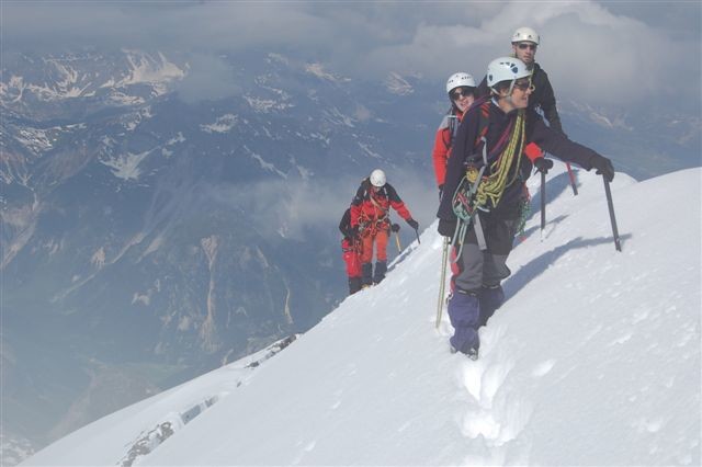 arrivée sommet grande casse
