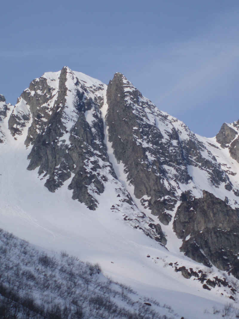 Couloir oriental de la pointe du Mouchillon