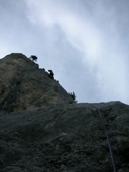 Mick dans la dernière longueur(6b)