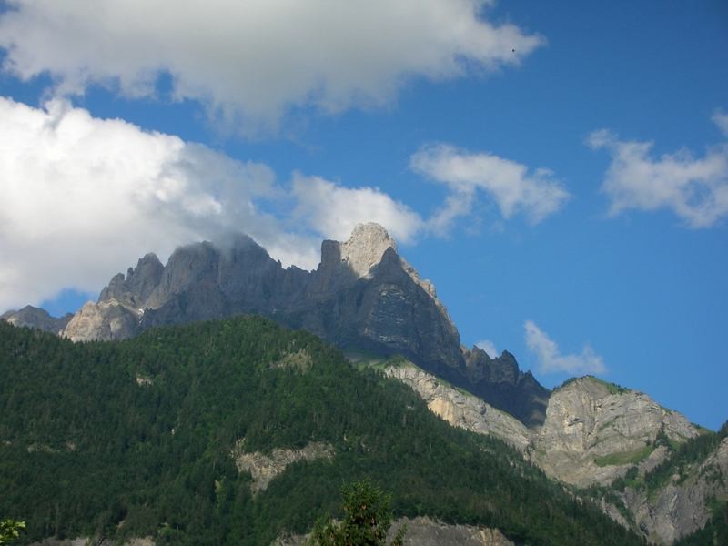 L'Aiguille Grise vu de Sallanches