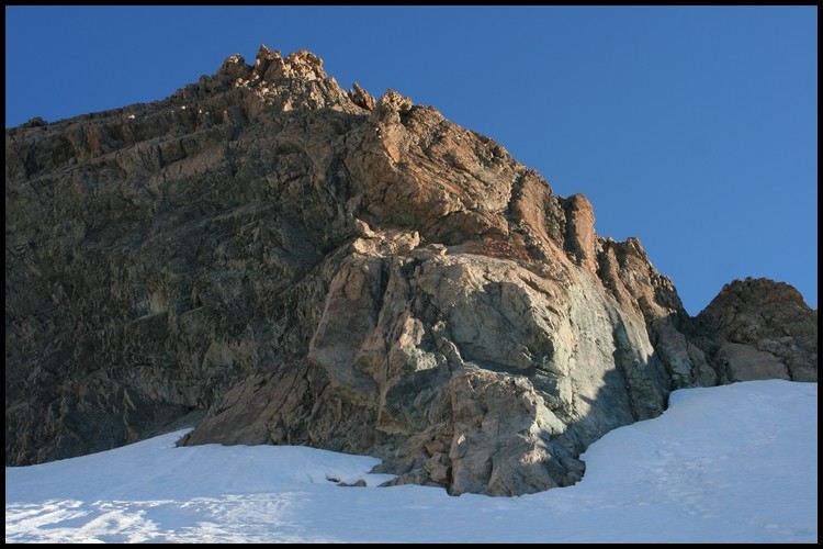 Tête N du Replat -arête SE - vue du départ