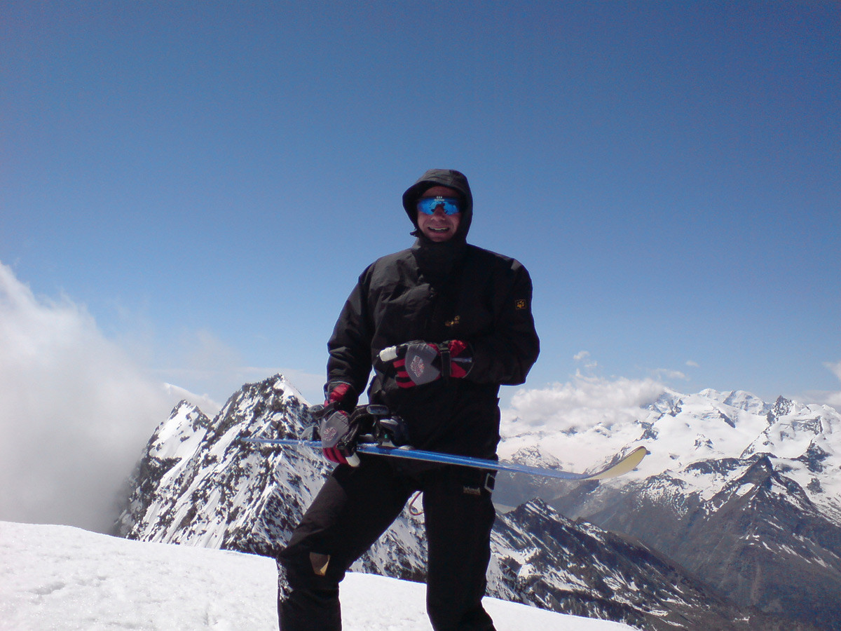 Andreas au sommet