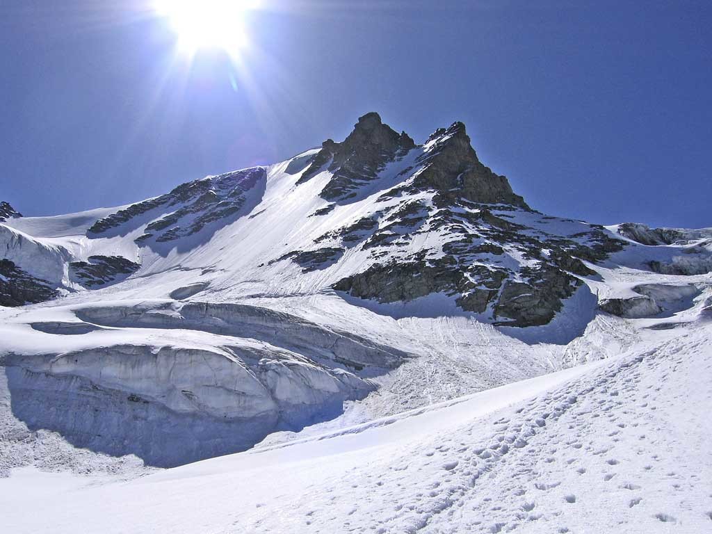Glacier de Laveciau - Gran Paradiso face nord