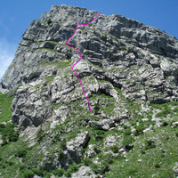 Rochers du Charvet Itineraire Face S