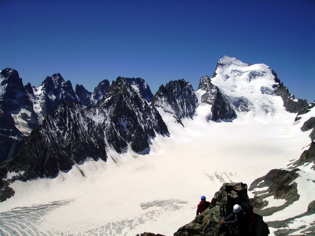 Pic du Glacier Blanc, arête sud