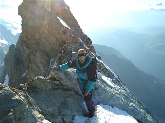 Un passage caractéristique des arêtes