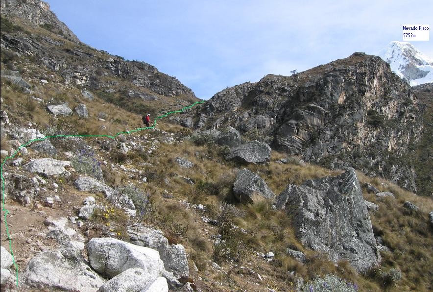 Montée vers CB- Pisco (4400m)