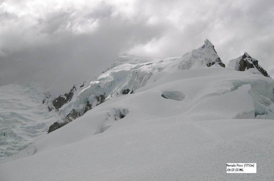 Nevado Pisco- parcours glaciaire