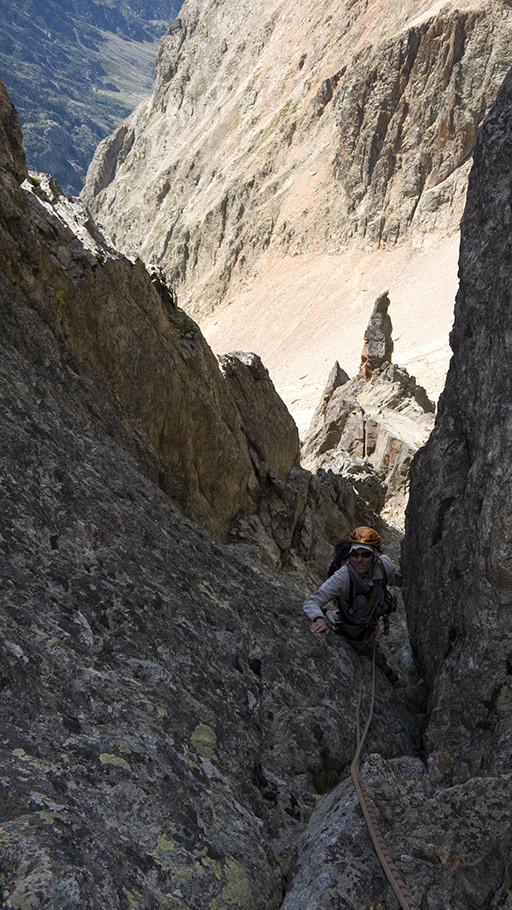 Tête du Rouget, arête des Etages