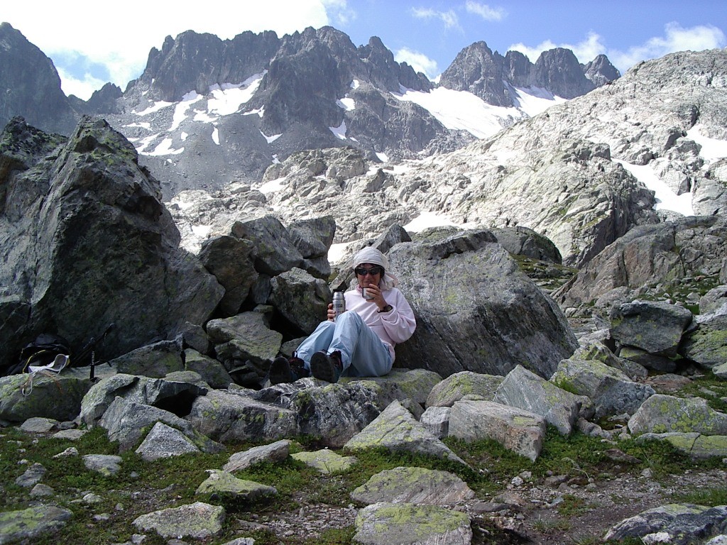Catherine aux Aiguilles de l'Argentière