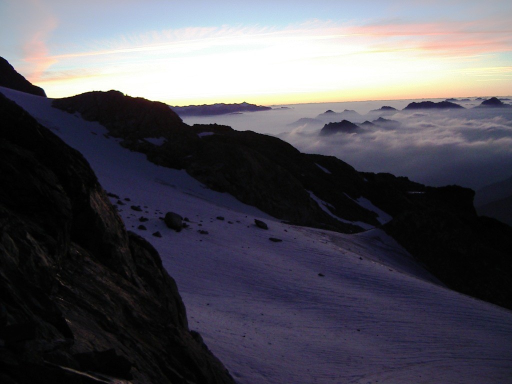 Lever de soleil au Col de Monetier