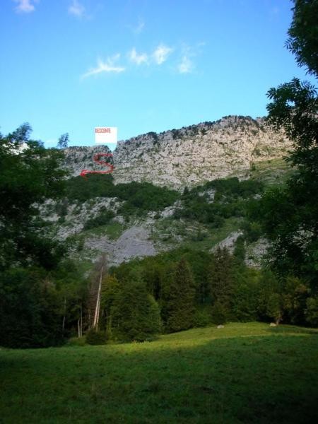 vue de la descente