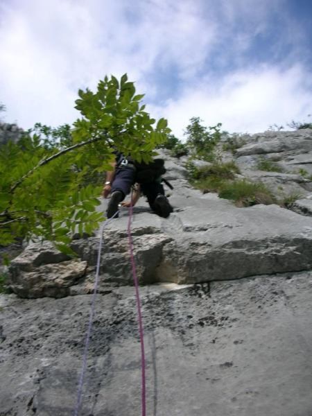 Christophe dans le mur à trou (V)