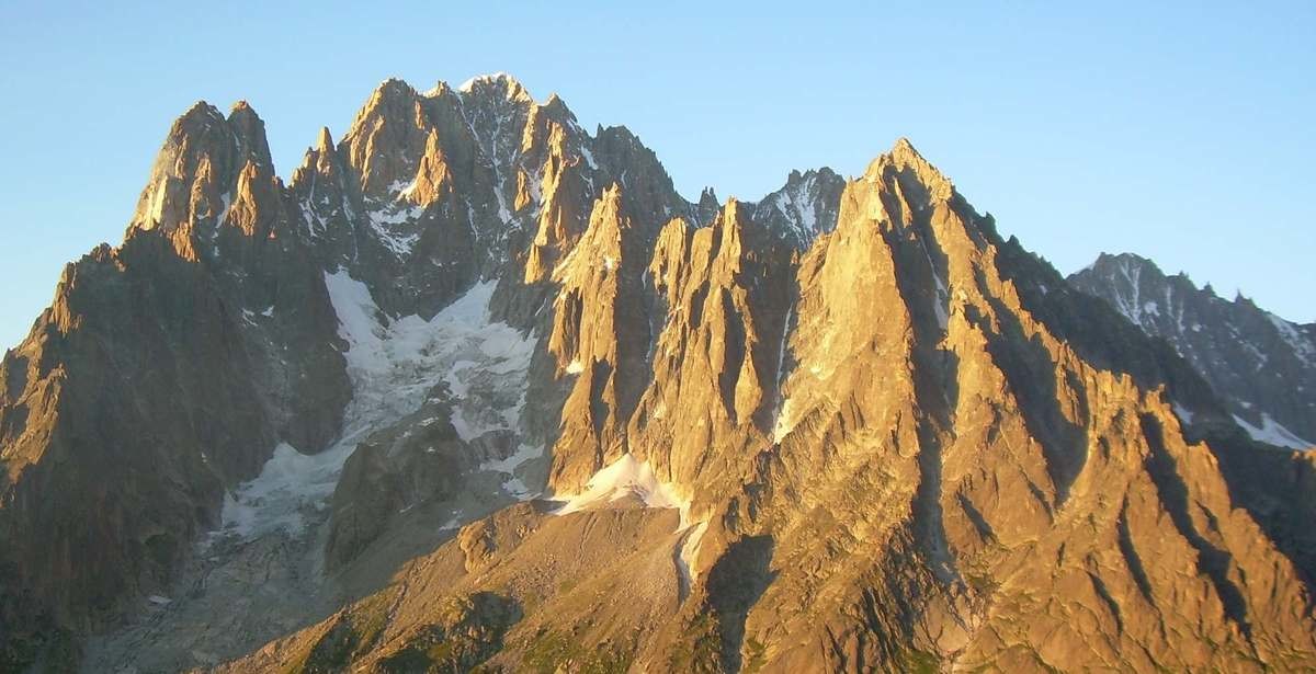 Coucher de soleil sur les Drus, la Verte, et la chaîne des Ecclésiastiques