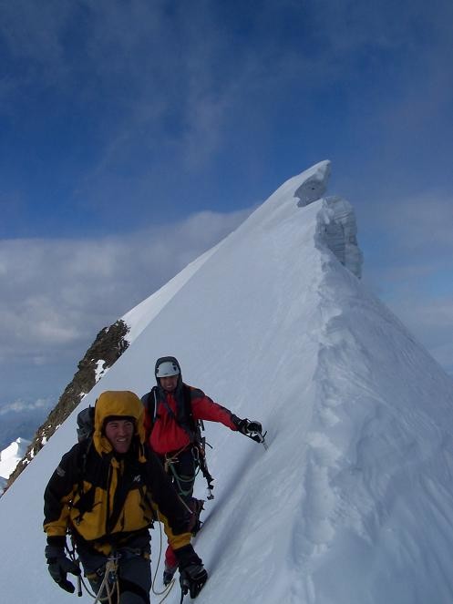 La cordée des Mat(t)hieu sur la Bionnassay