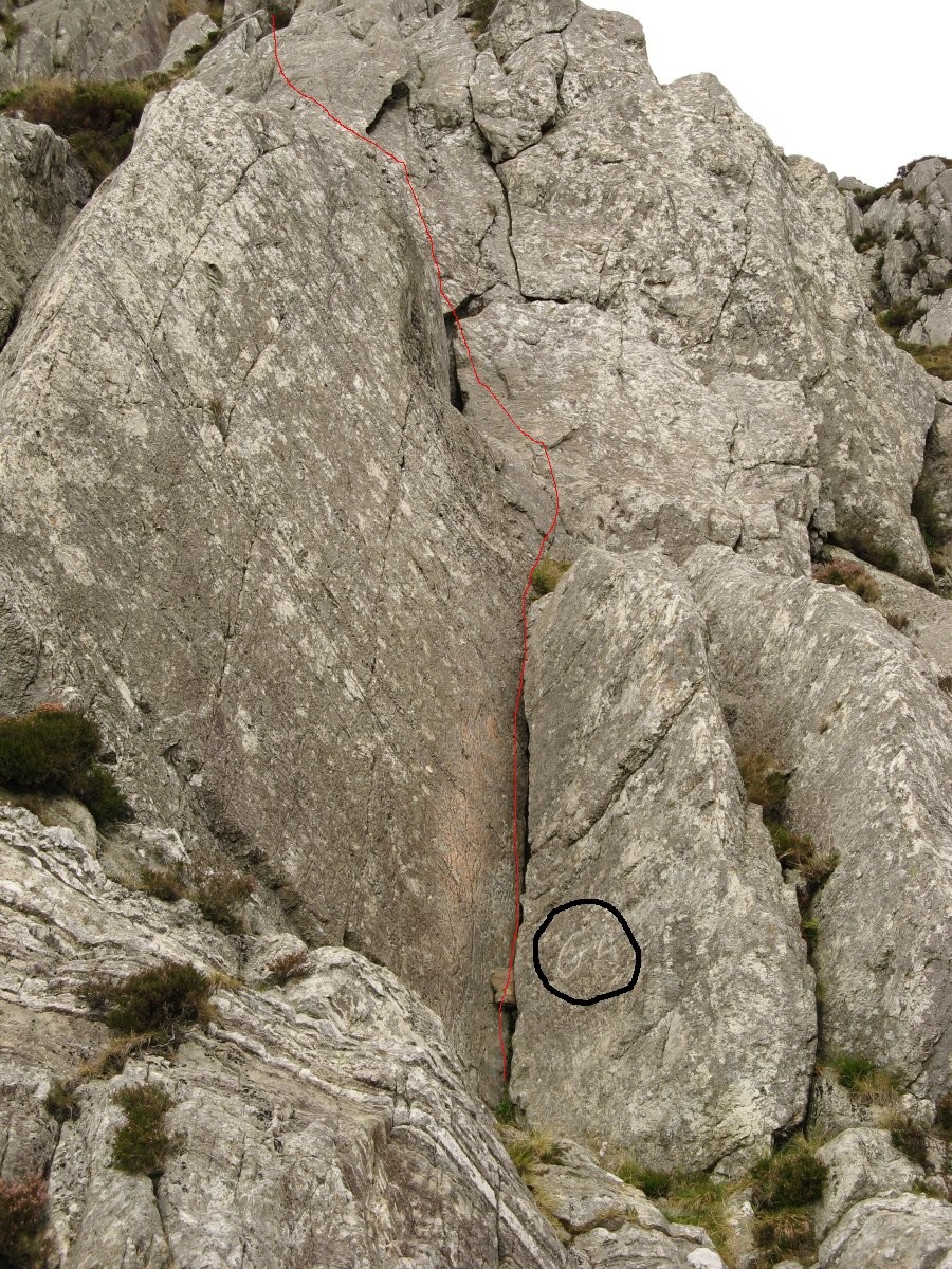 Depart de la Grooved arete