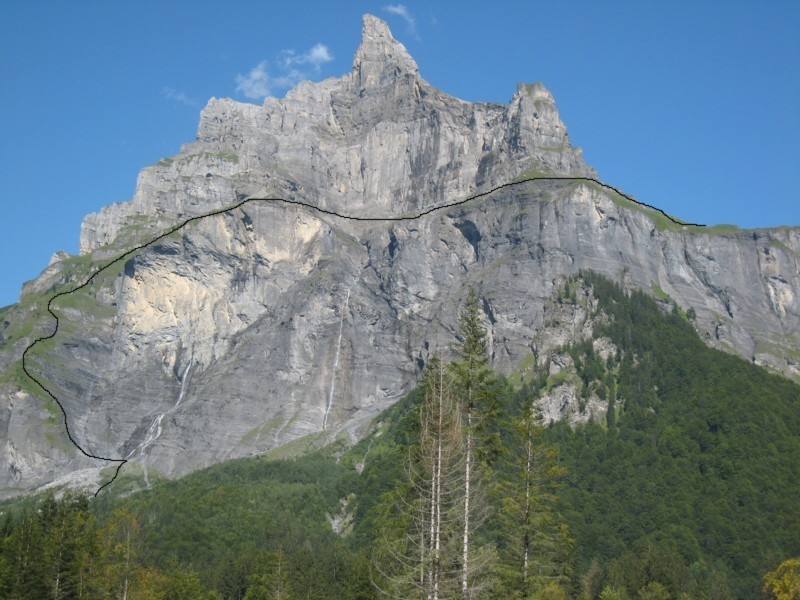 Tenneverge vue du parking