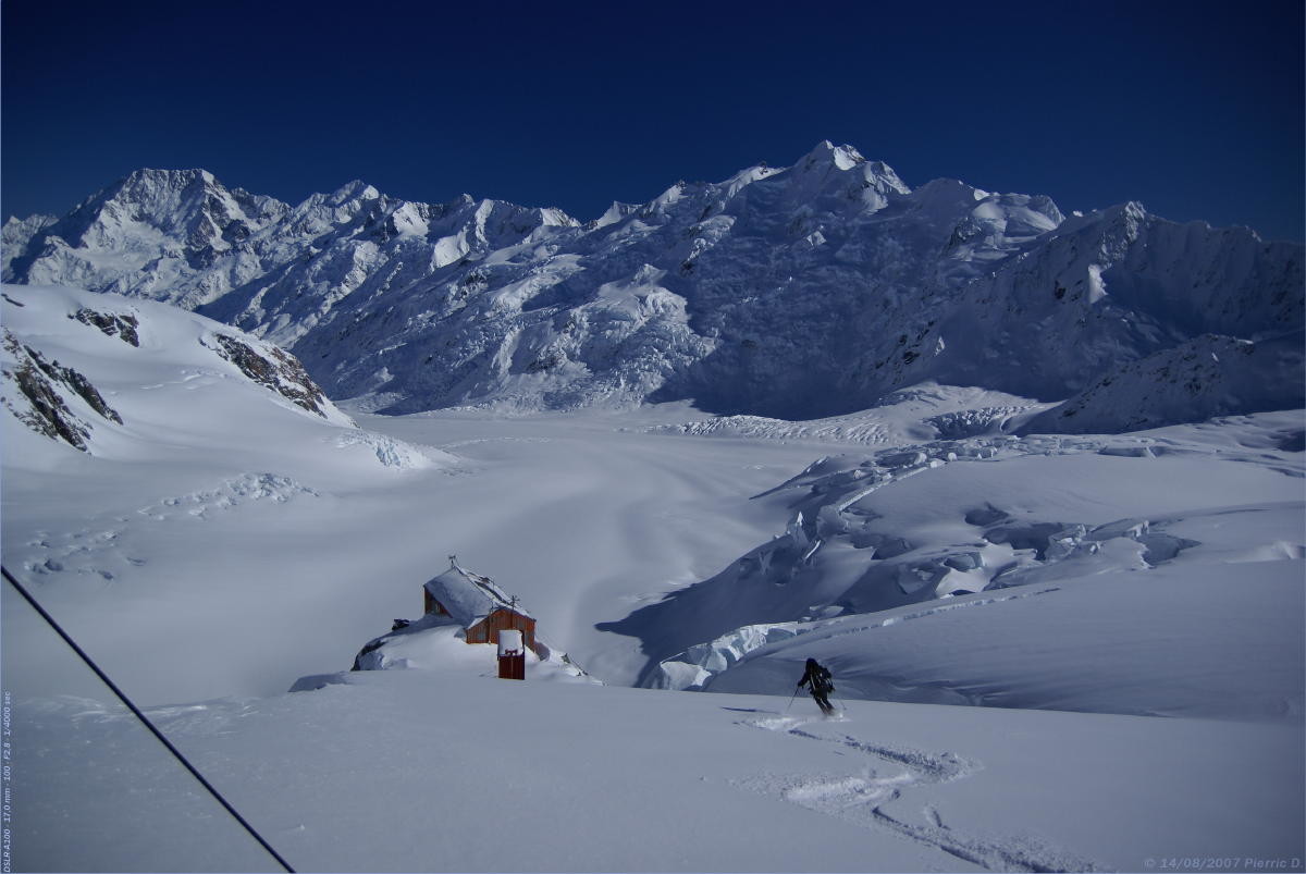 Poudreuse d'août ... dans l'hémisphère Sud