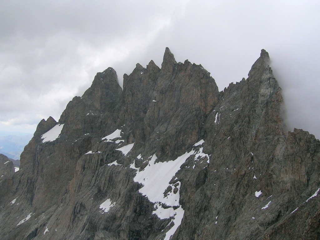 Pavé_Face S_ vue sur la meije