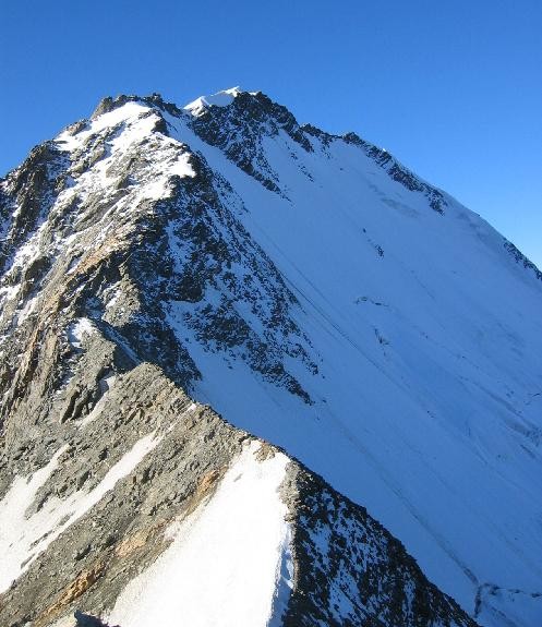 l'arête N-NE du 5eme Dôme de Miage