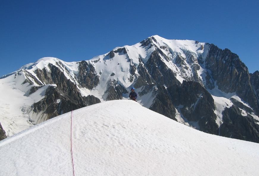 Mt. Blanc- vu depuis Dôme de Miage