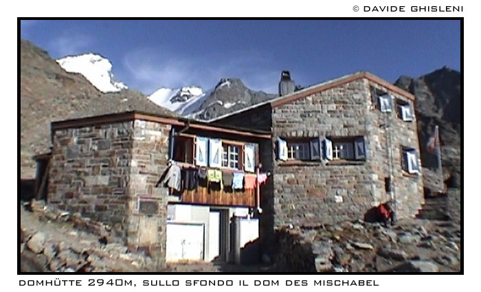 Domhütte 2940m e Dom des Mischabel
