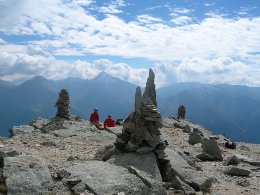 en haut du Rateau d'Aussois