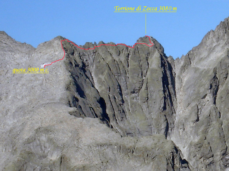 Torrione di Zocca; itinerario dalla Valle Qualido.