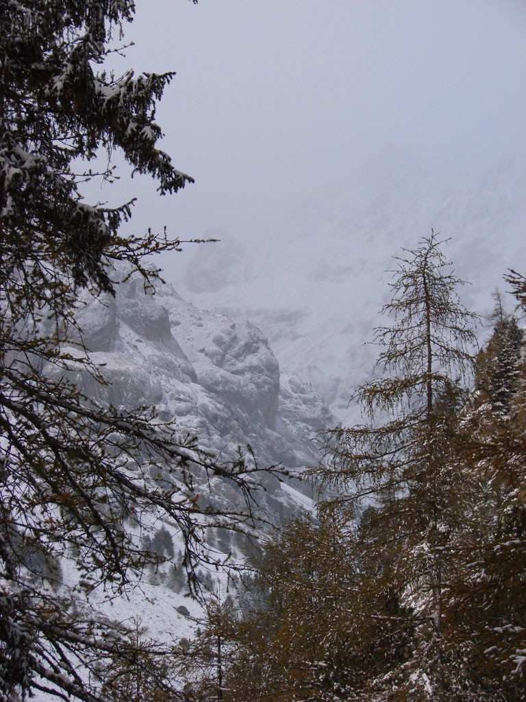 Le Castellaras sous la neige