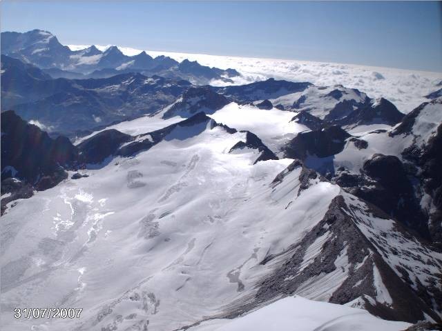 PANORAMA DU SOMMET DE LA GRANDE SASSIERE