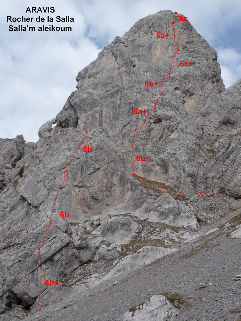 Topo Rocher de la Salla - Salla'm aleikoum