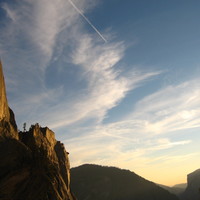 Half Dome sur fond de Yosemite valley