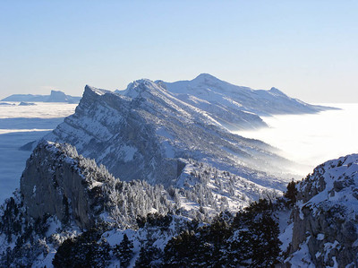 Vue du Mouchrotte en direction du sud Vue du Mouchrotte en direction du sud